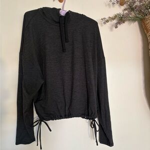 GAP Charcoal Drawstring Sweatshirt- Large